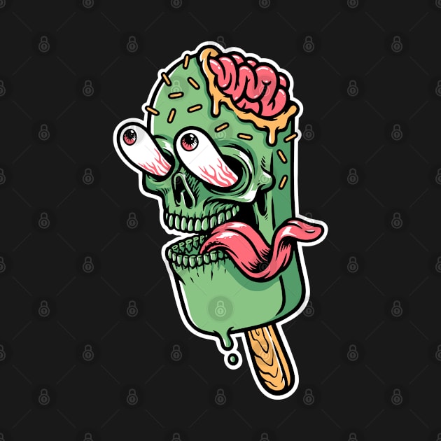 ice cream skull by gunaone design