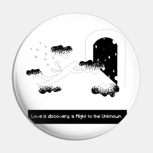 Love is a Discovery Pin