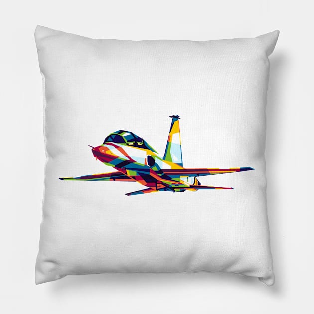 T-38 Talon Aircraft Pillow by wpaprint