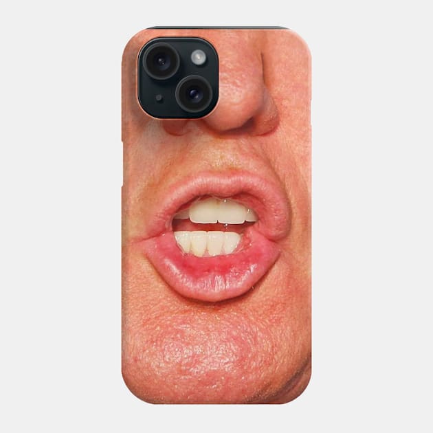 Trump Mouth Mask Nose Face Phone Case by vo_maria