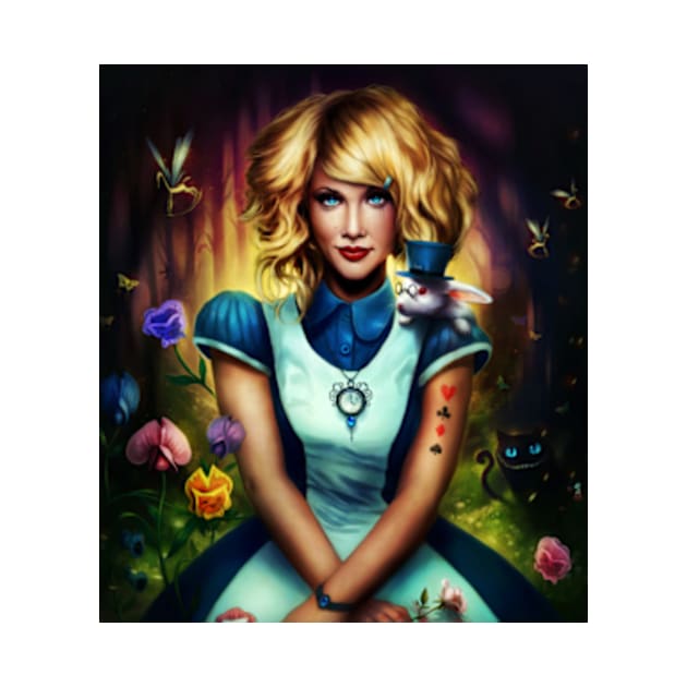 Alice in Wonderland by jojoesart