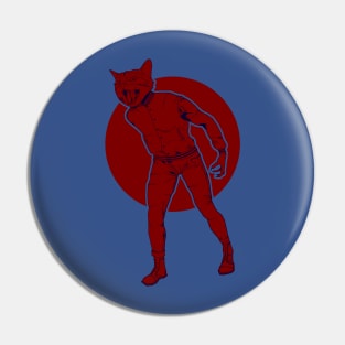 angry cat Pin