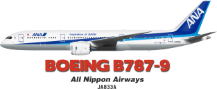 Boeing B787-9 - All Nippon Airways Magnet