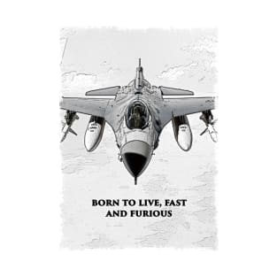 Fighter Jet Born P10 T-Shirt