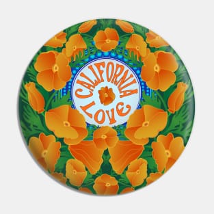 California Love Poppy Superbloom Pin