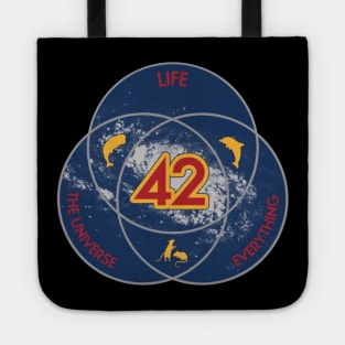 42 The Answer To Life Universe And Everything Tote