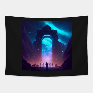 Alien Portal Tapestry