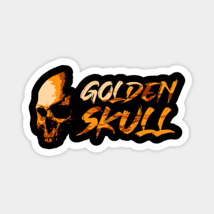 Golden Skull Magnet