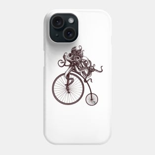 Penny Farthing Octopus Cycling Phone Case