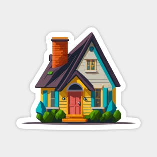 Cute House Magnet