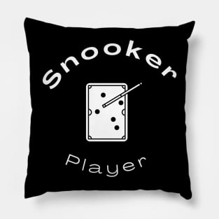 I'm a  snooker player Pillow