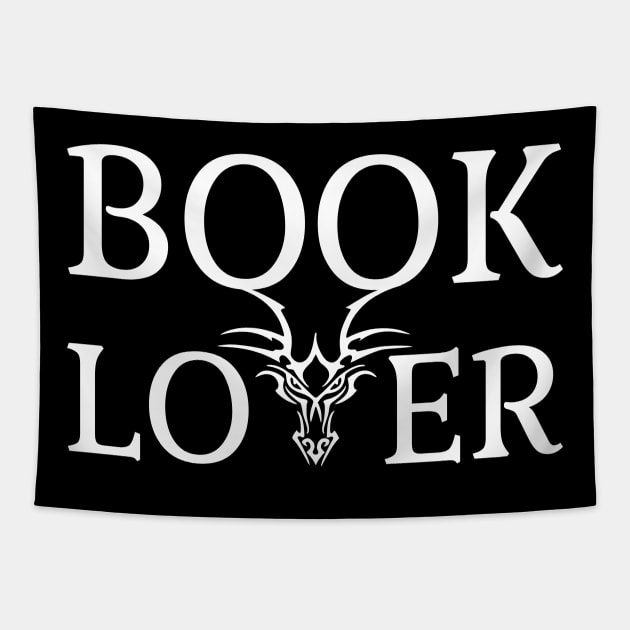 Book Lover Fantasy Dragon Tapestry by All About Nerds