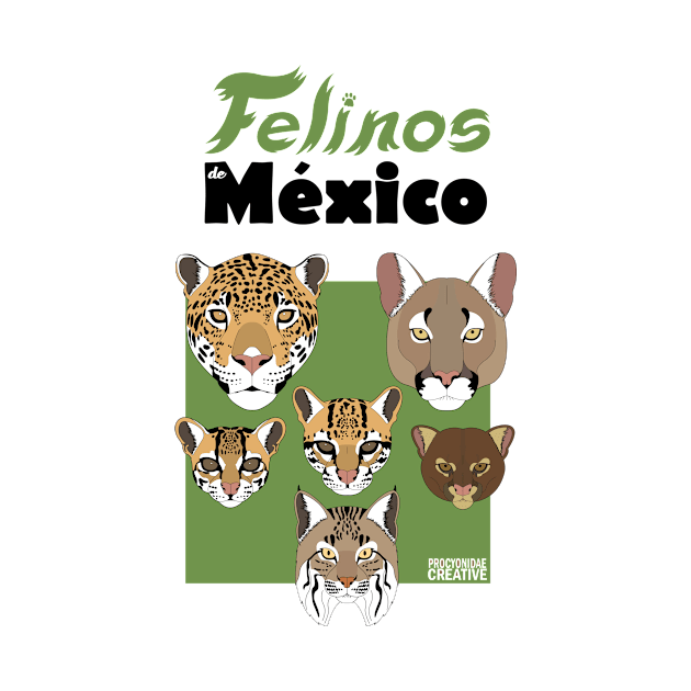 Felinos de Mexico 2 by ProcyonidaeCreative