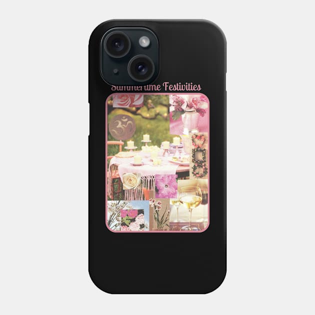 Summertime Festivities Phone Case by The Golden Palomino