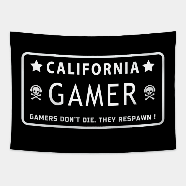 California Gamer Tapestry by SGS