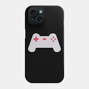 Minimalist Console Controller (Grey and Red) Phone Case