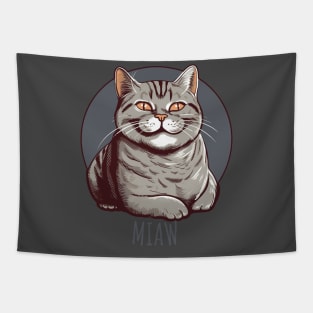 Cat Miaw - Classic design Tapestry