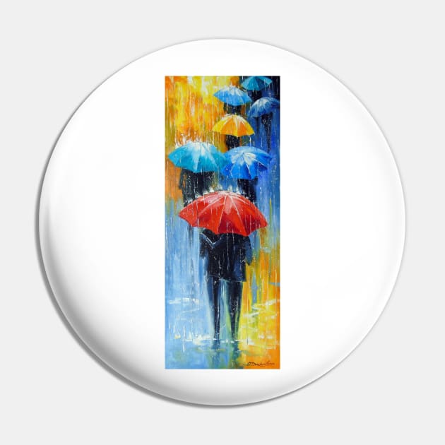 Rain multi-color Pin by OLHADARCHUKART