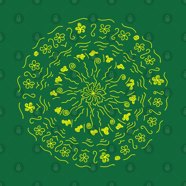 The VERY Frist Mandala - yellow by Myriel