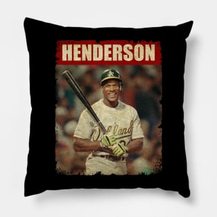 Rickey Henderson - NEW RETRO STYLE Pillow