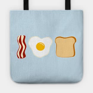 I Love Breakfast (white background) Tote