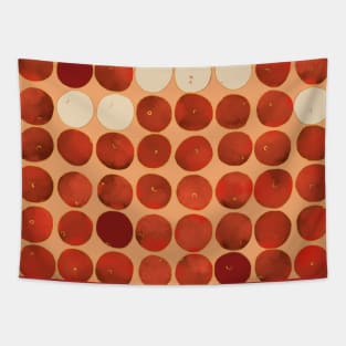 Red and rose apple pattern Tapestry