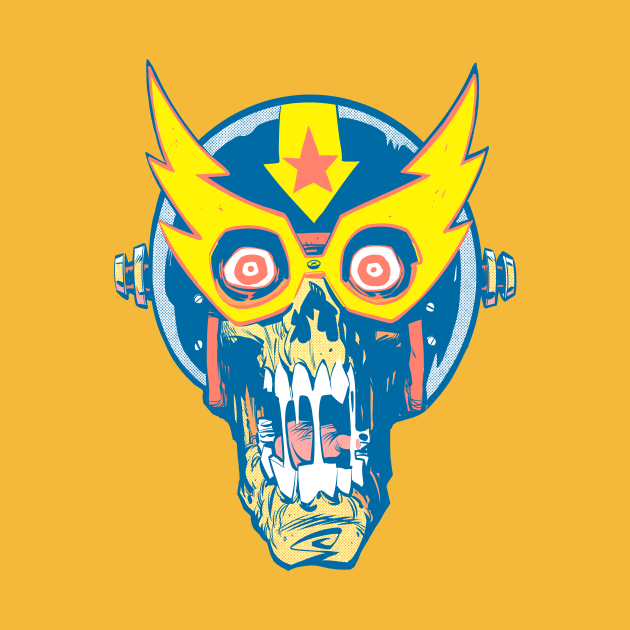 ELECTRIC PSYCHO SKULL by BLITZ CADET 