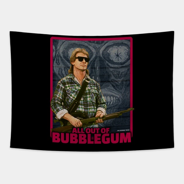 THEY LIVE - All Out of Bubblegum Tapestry by HalHefner