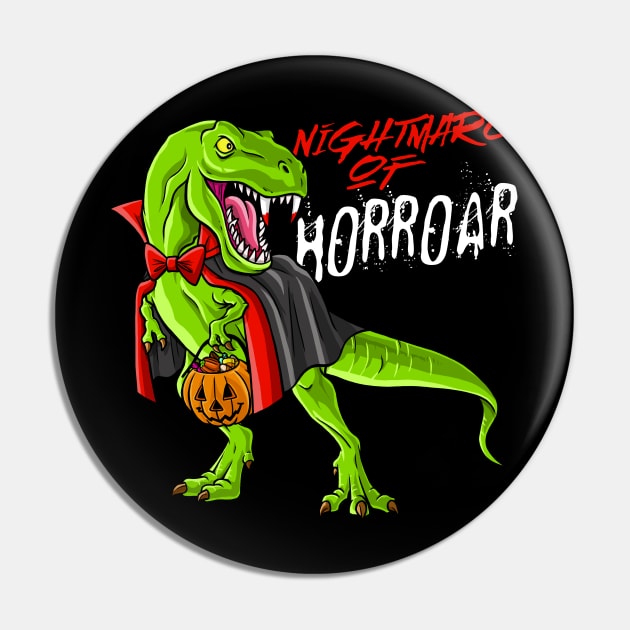 Vampire Lugosi Halloween T Rex Dinosaur Dracula Pin by Juandamurai