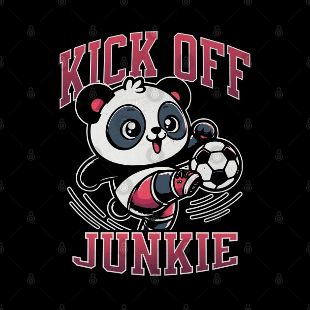 Kick Of Junkie Football Player Gift by Odetee