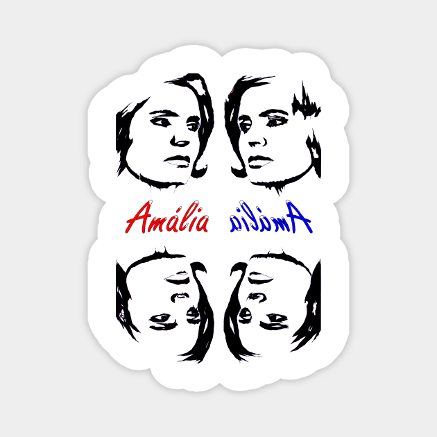 Amália Rodrigues ao espelho Magnet by FranciscoCapelo