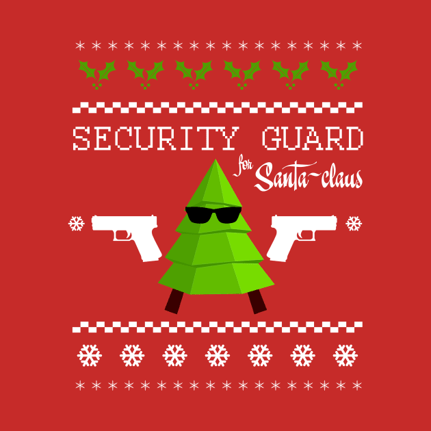 Security guard for Santa Claus by Tuesday