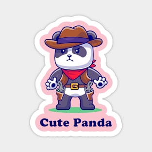 Cute panda kid Magnet