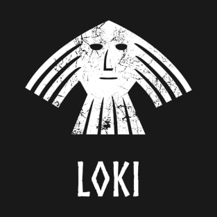 Loki Norse Viking God Vintage Distressed T-Shirt