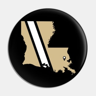 New Orleans Football Pin