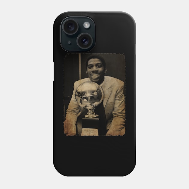 Magic Johnson Smiles and Holds His Cup Vintage Phone Case by Milu Milu