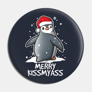 Penguin merry kissmyass Pin