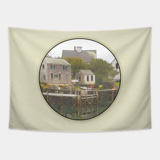 Port Clyde Village Maine Tapestry