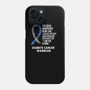 The Devil- Diabete Awareness Support Ribbon Phone Case