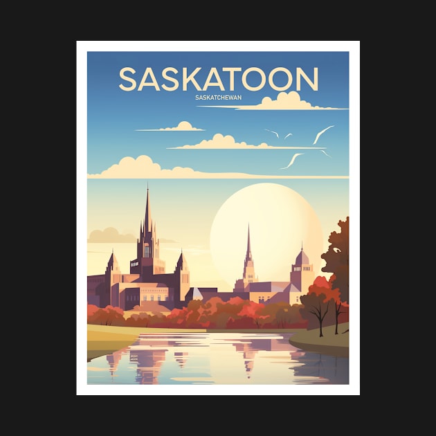 SASKATOON by MarkedArtPrints