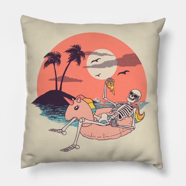 Summer Forever Pillow by Hillary White Rabbit