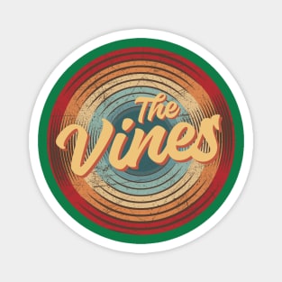 the vines vintage circle Magnet