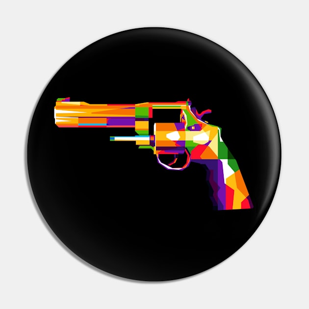 handgun Pin by Yopi