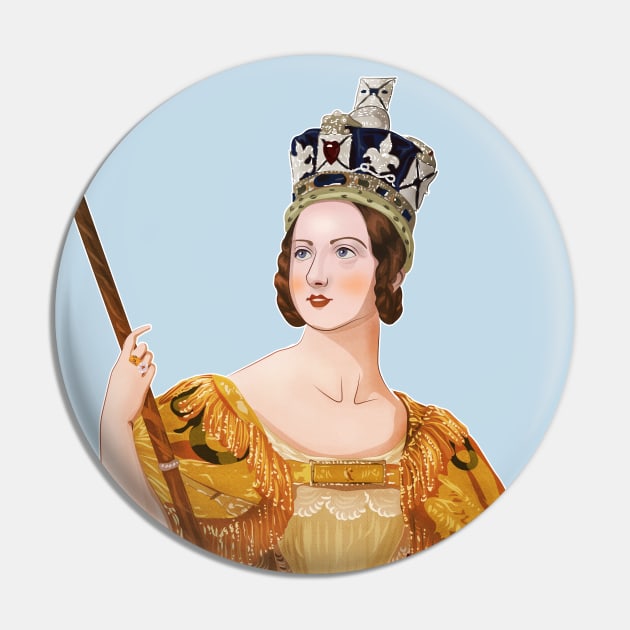 Queen Victoria - historical illustration Pin by vixfx