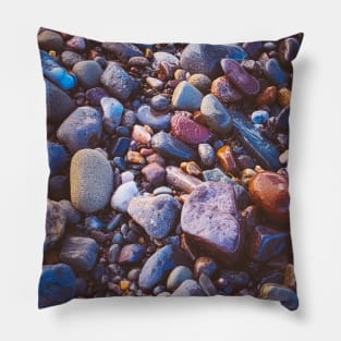 Pebble at the Beach, New-Brunswick, Canada V2 Pillow