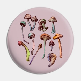 Magic Mushrooms Pin