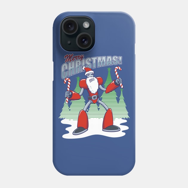 RoboSanta 2000 Phone Case by DoodleDojo