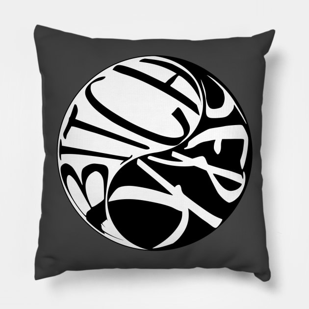 Bitch Jerk - Supernatural Quote Yin Yang Pillow by shellysom91