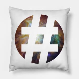 Hashtag Space Pillow