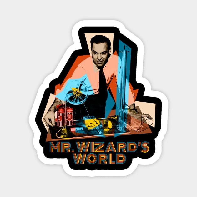 Mr. Wizard Magnet by BigOrangeShirtShop